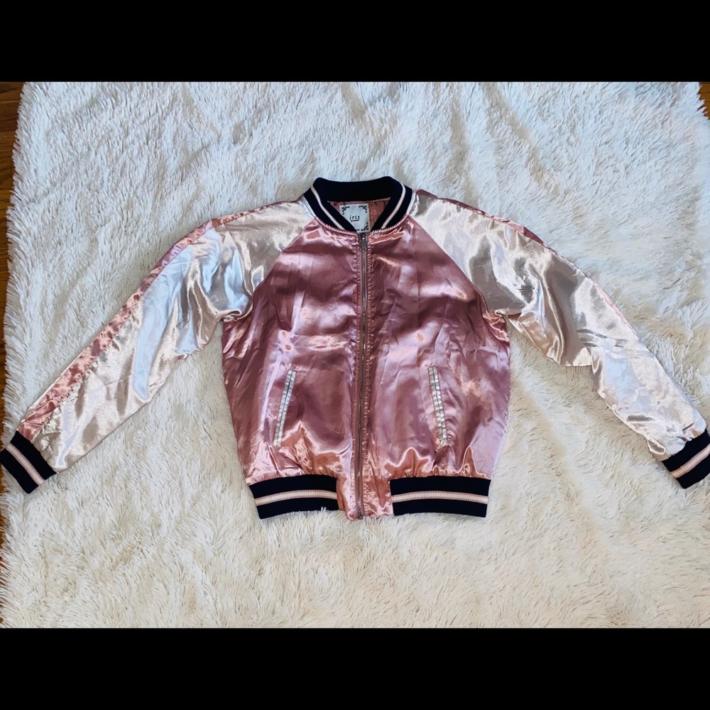 Retro pink and blue jacket